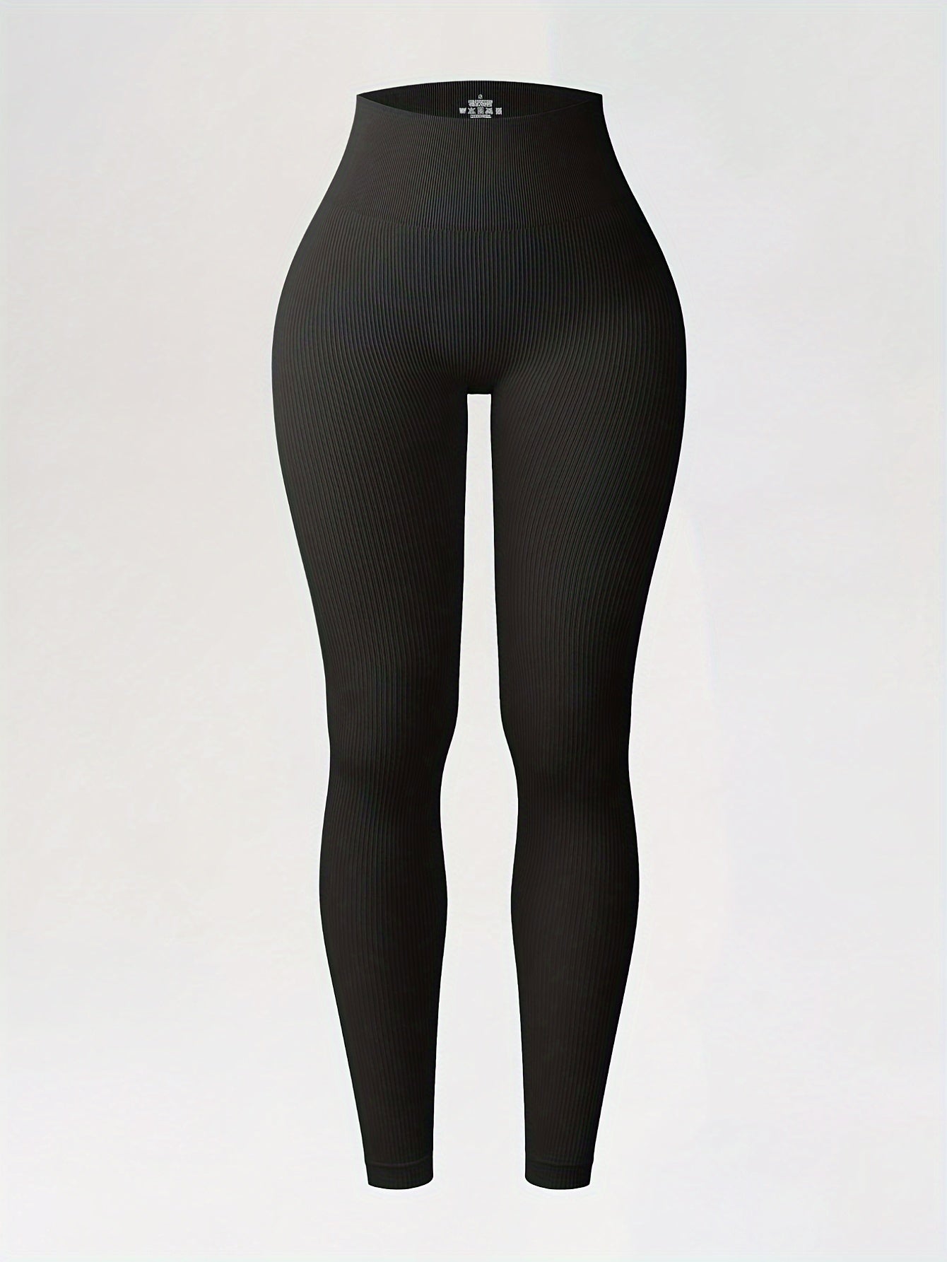 Pack de 2 Leggings acanalados y elásticos I cintura alta I Leggings yoga mujer I Pack Leggings I Leggings deportivos mujer I ropa deportiva mujer.