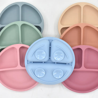 4/5/6PCS Baby Silicone Tableware