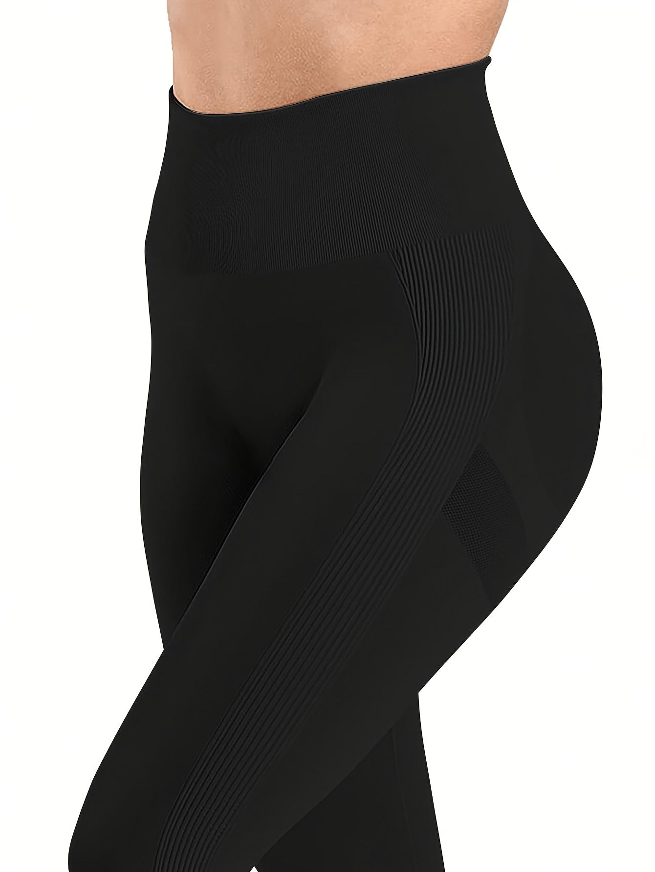 Leggings yoga mujer, leggings cintura alta, leggings rayas laterales, leggings deportivos mujer, ropa deportiva mujer, VIVAVIA, yoga, running, entrenamiento, gimnasio, fitness, poliamida, elastano, elásticos.